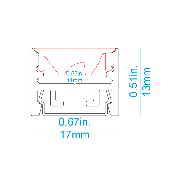 AS02 Pendant/Surface LED Profile